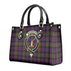 MacBrayne Tartan Crest Leather Handbag