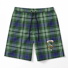 Blyth Tartan Crest Men's Beach Shorts