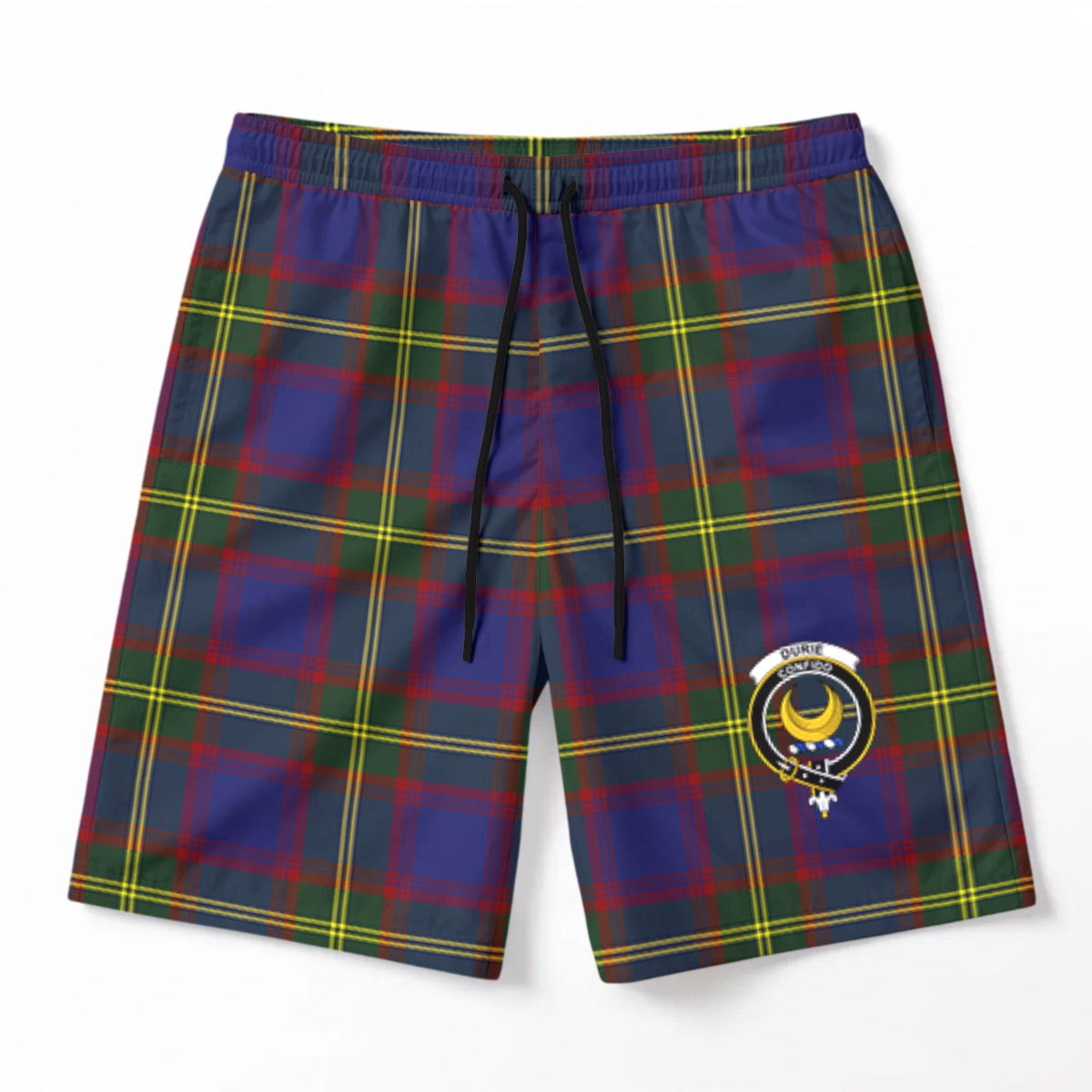 Durie Tartan Crest Men's Beach Shorts