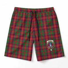 Geddes Tartan Crest Men's Beach Shorts