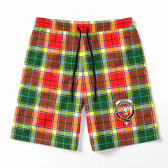 Gibson Tartan Crest Men's Beach Shorts
