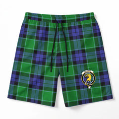 Haldane Tartan Crest Men's Beach Shorts