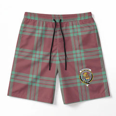 McGregor Hunting Ancient Tartan Crest Men's Beach Shorts