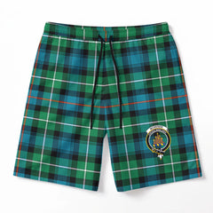 McKenzie Ancient Tartan Crest Men's Beach Shorts