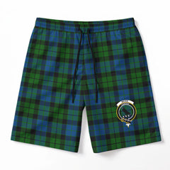 McKie Tartan Crest Men's Beach Shorts