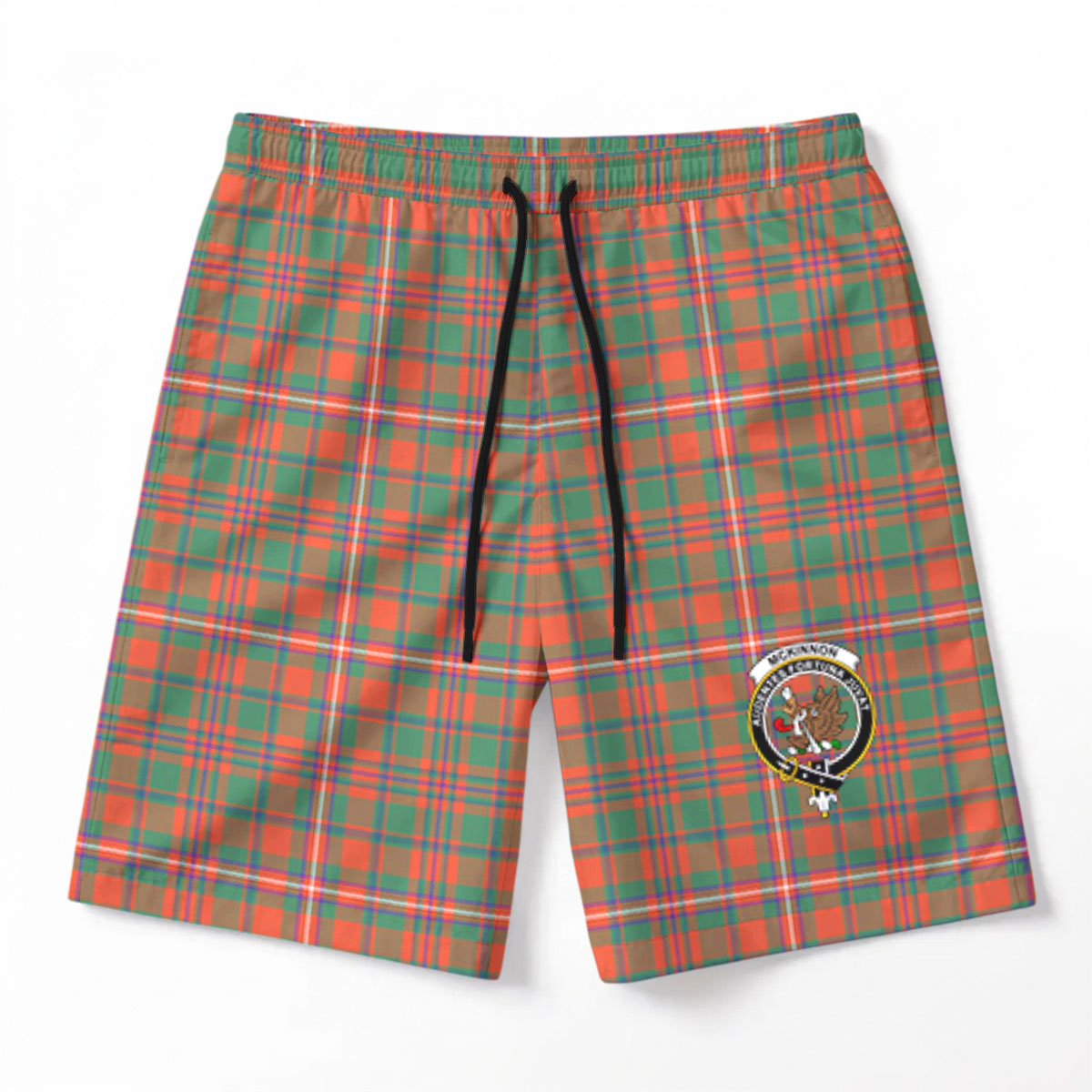 McKinnon Ancient Tartan Crest Men's Beach Shorts