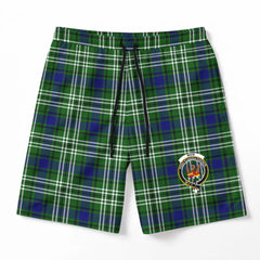Mow Tartan Crest Men's Beach Shorts