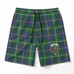 Orr Tartan Crest Men's Beach Shorts