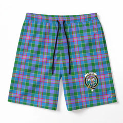 Ralston Tartan Crest Men's Beach Shorts