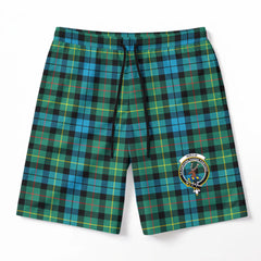 Rollo Ancient Tartan Crest Men's Beach Shorts