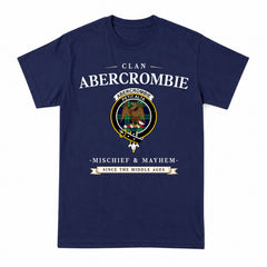 Abercrombie Tartan Crest Mischief and Mayhem T-shirt