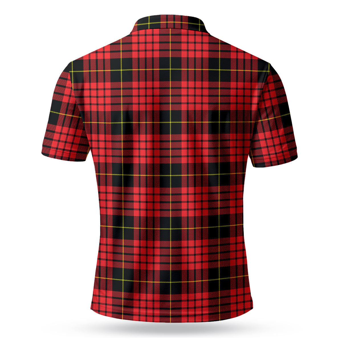 MacQueen Tartan Polo Shirt - Bird Eyes Mesh Fabric