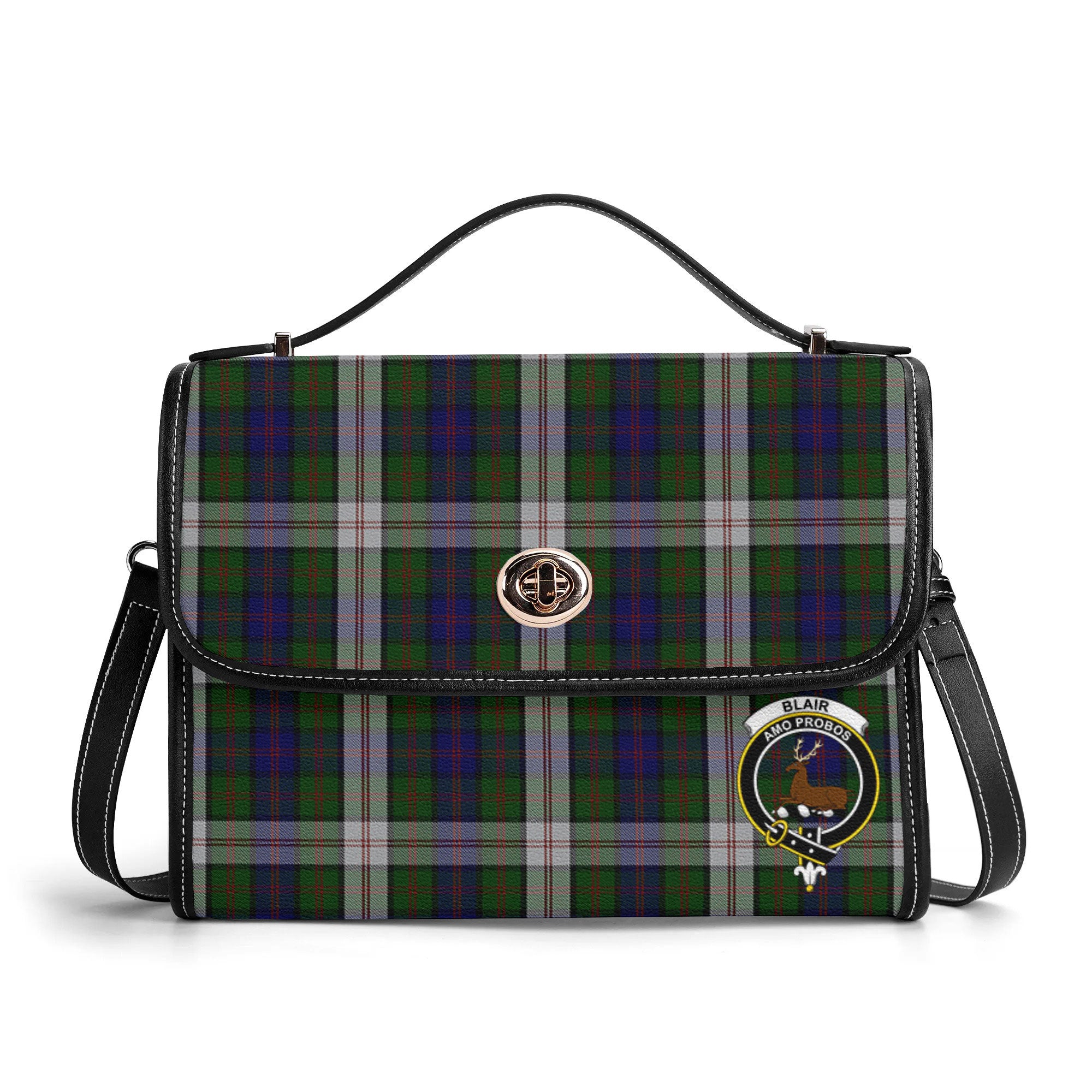 Blair Dress Tartan Crest Satchel Bag