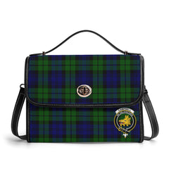 Campbell Modern Tartan Crest Satchel Bag