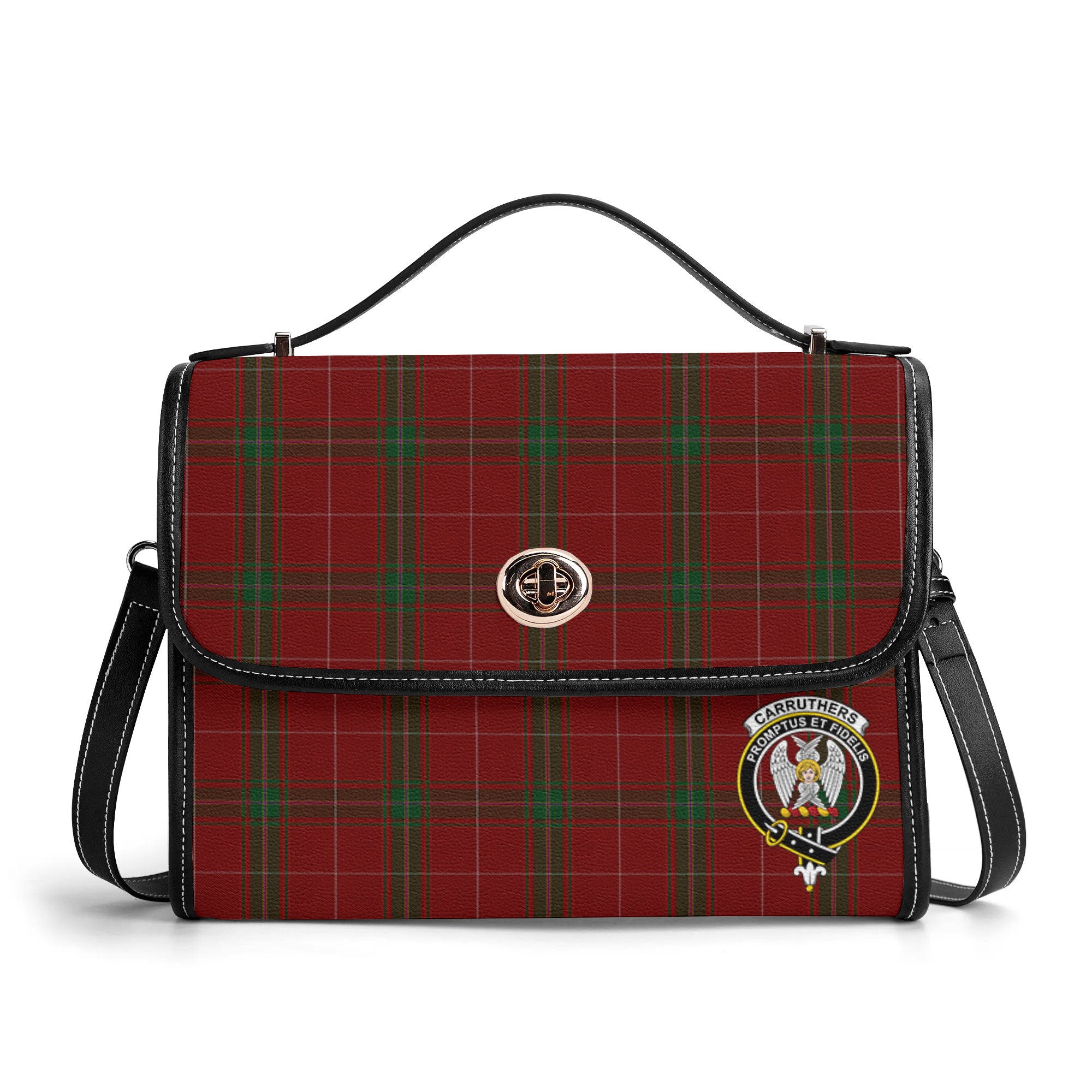 Carruthers Tartan Crest Satchel Bag