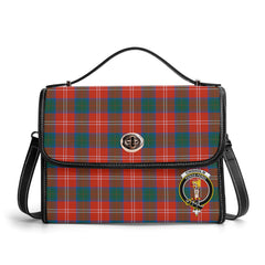 Chisholm Ancient Tartan Crest Satchel Bag