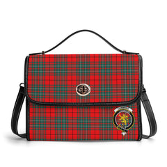 Cumming Modern Tartan Crest Satchel Bag