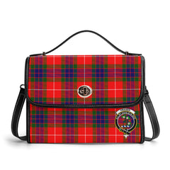 Fraser Tartan Crest Satchel Bag