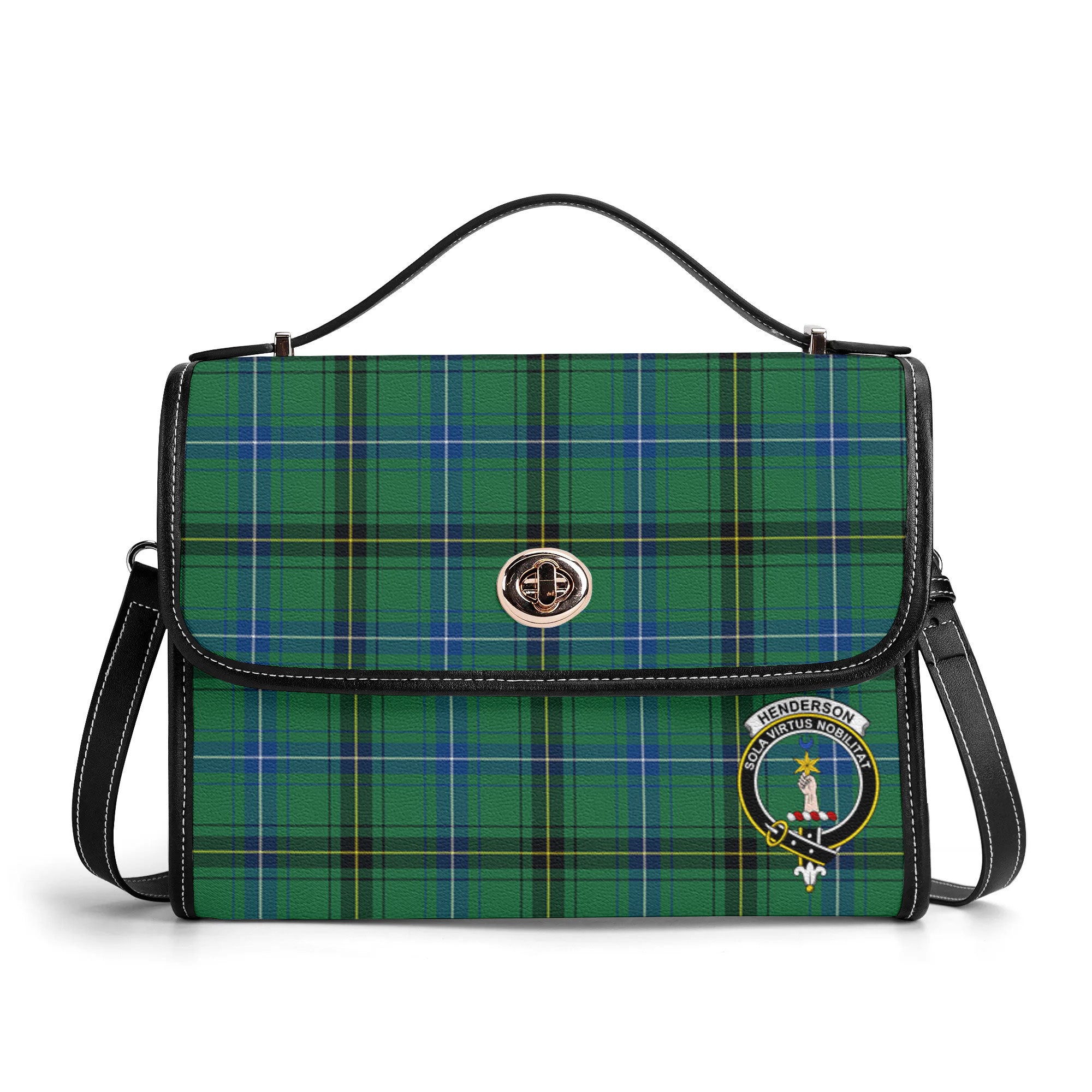 Henderson Ancient Tartan Crest Satchel Bag