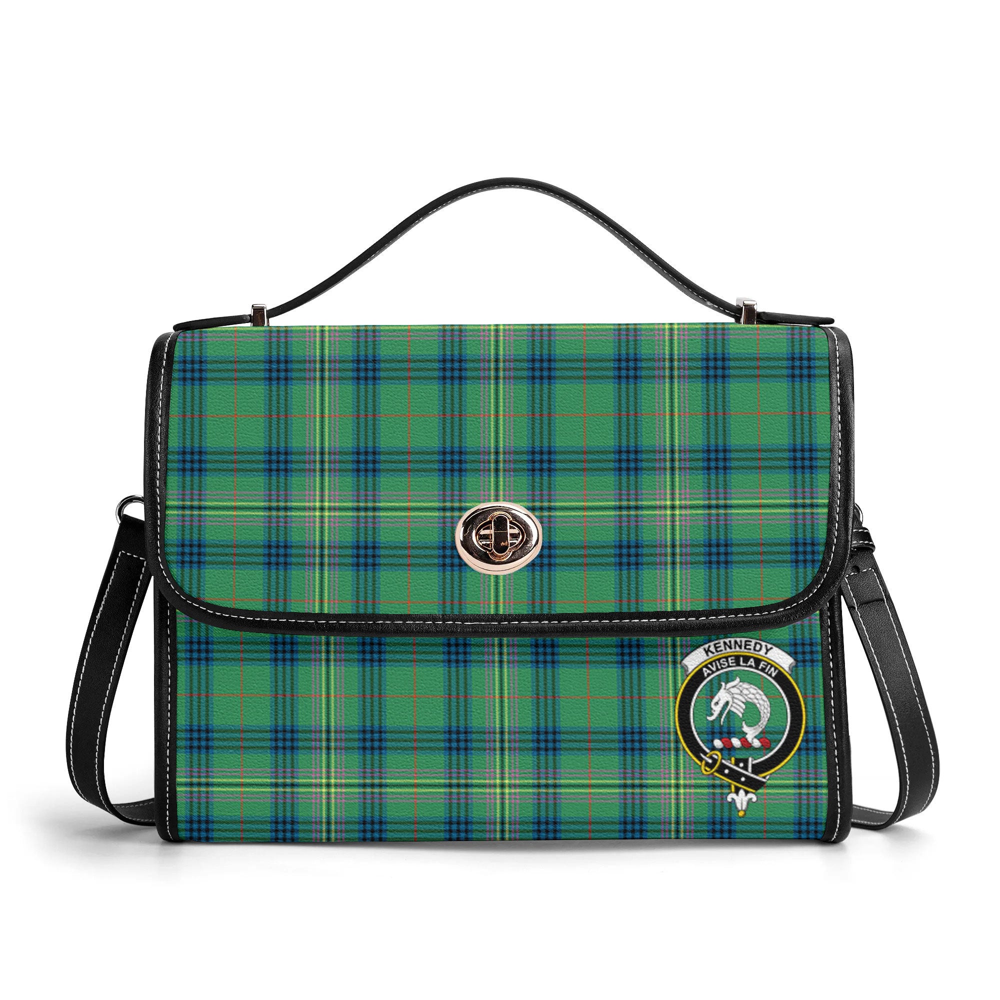 Kennedy Ancient Tartan Crest Satchel Bag