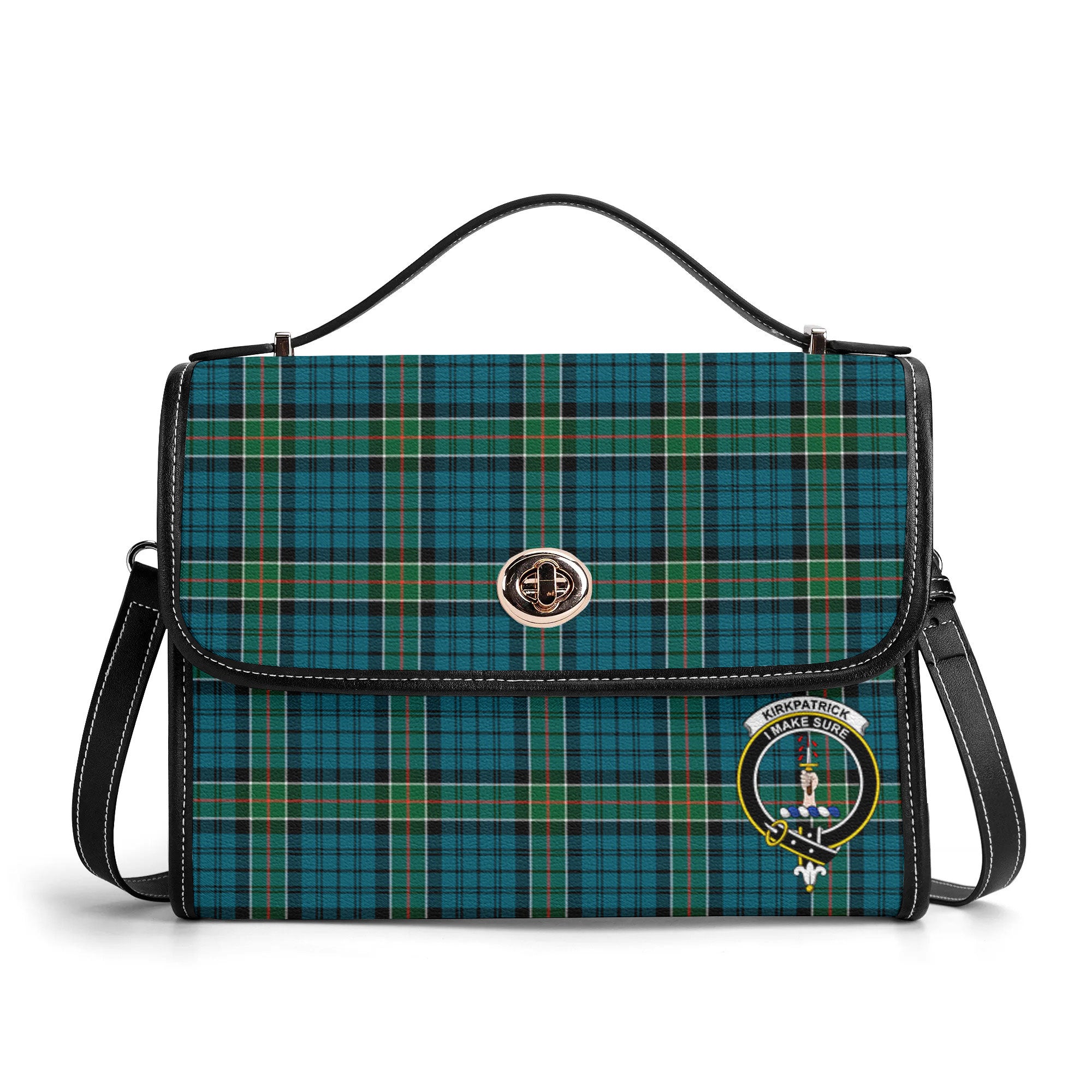 Kirkpatrick Ancient Tartan Crest Satchel Bag
