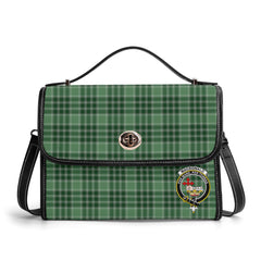 MacDonald Lord of the Isles Hunting Tartan Crest Satchel Bag