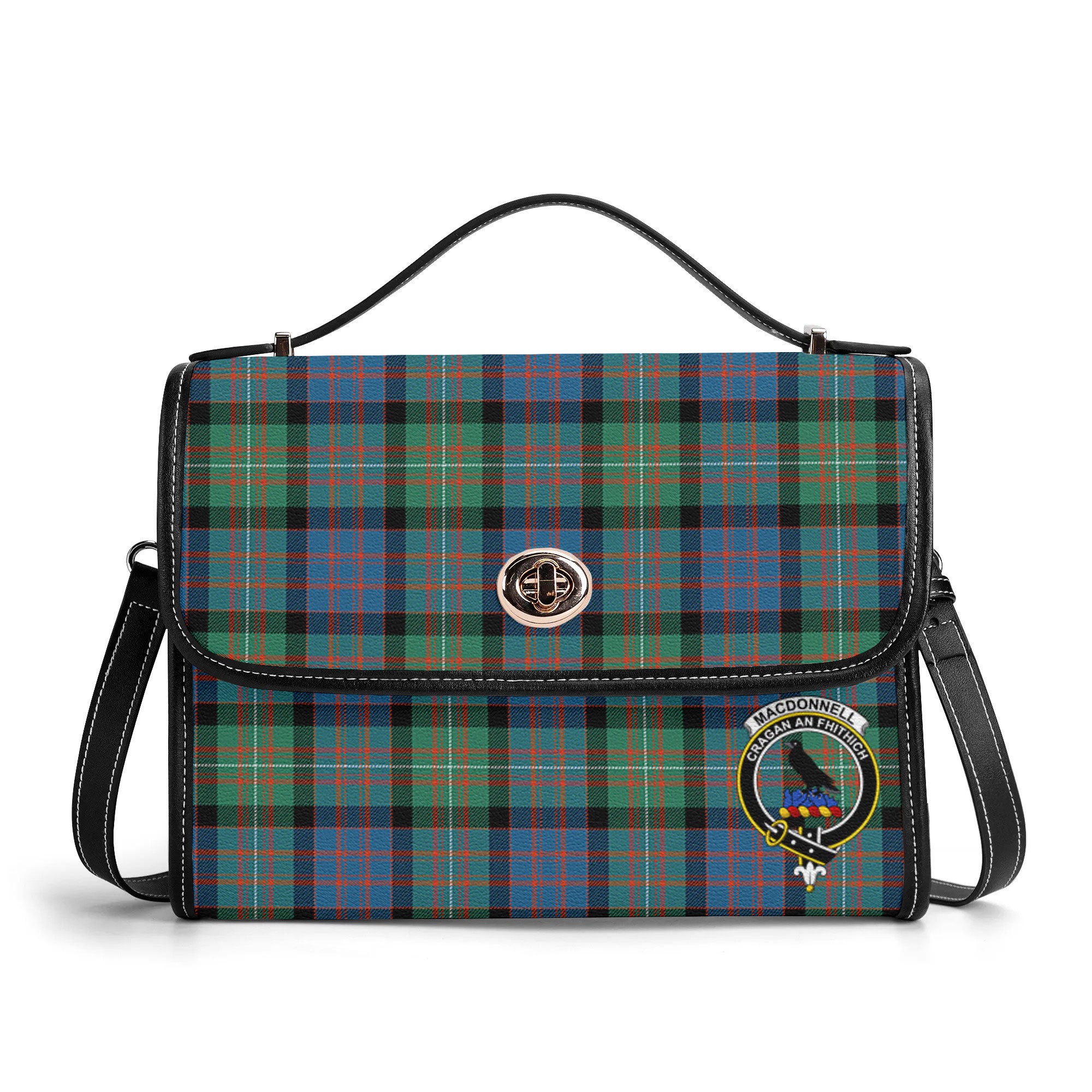 MacDonnell of Glengarry Ancient Tartan Crest Satchel Bag