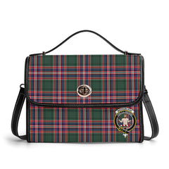 MacFarlane Hunting Modern Tartan Crest Satchel Bag