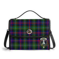 Malcolm (or MacCallum) Tartan Crest Satchel Bag