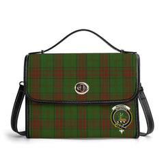 Maxwell Hunting Tartan Crest Satchel Bag
