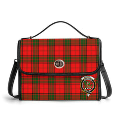Maxwell Modern Tartan Crest Satchel Bag