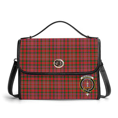 McAlister Modern Tartan Crest Satchel Bag