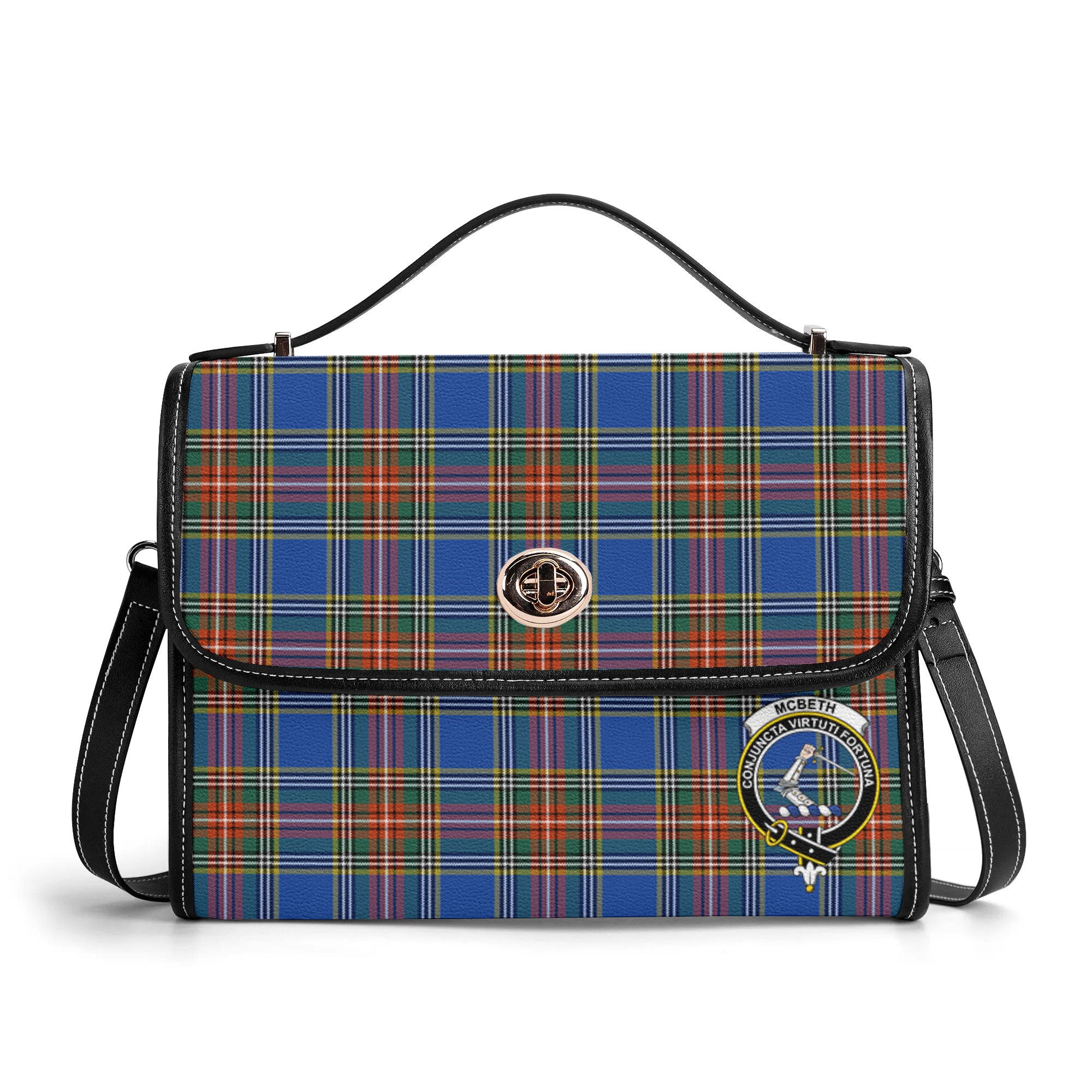 McBeth Ancient Tartan Crest Satchel Bag