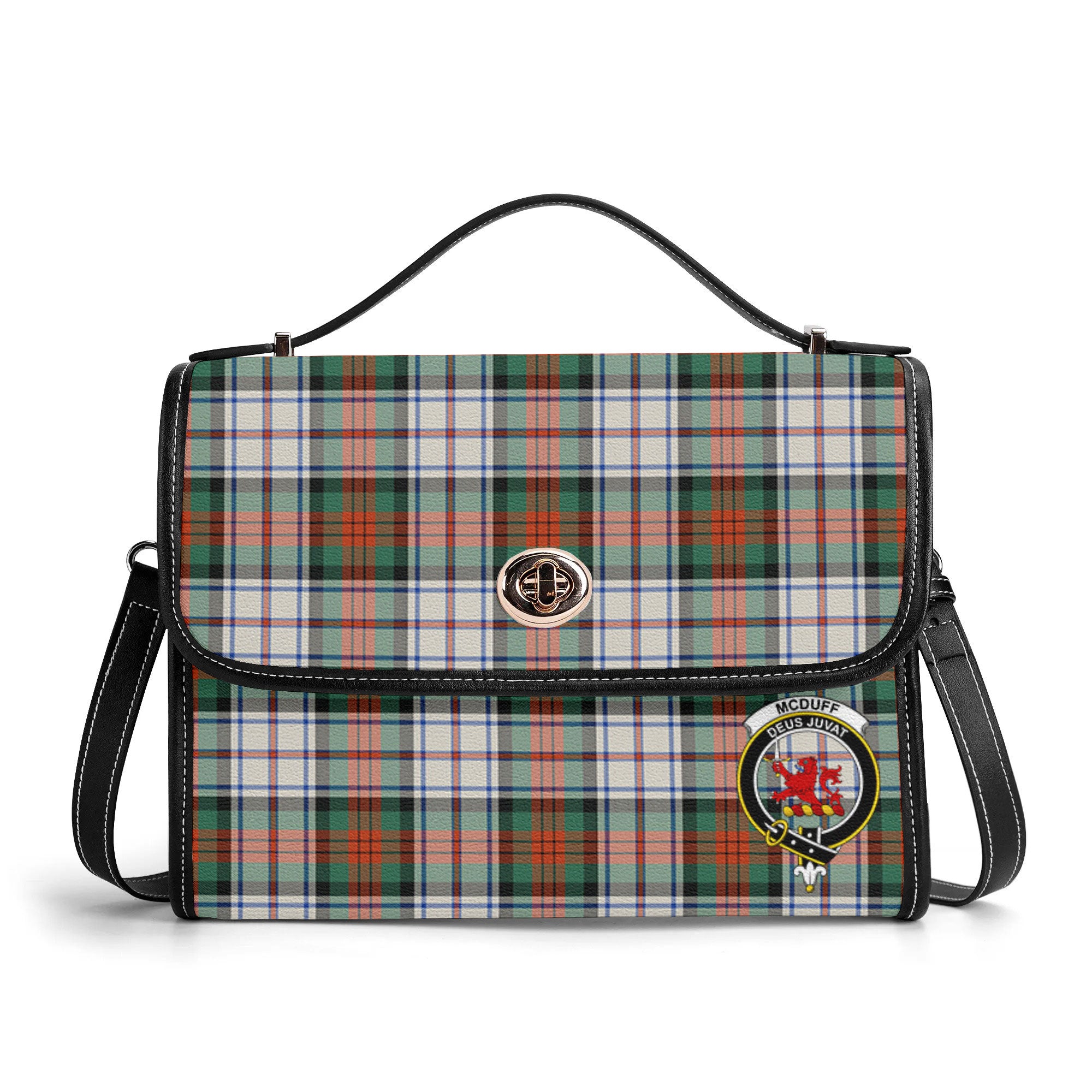 McDuff Dress Ancient Tartan Crest Satchel Bag