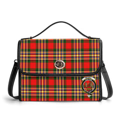 McGill Modern Tartan Crest Satchel Bag