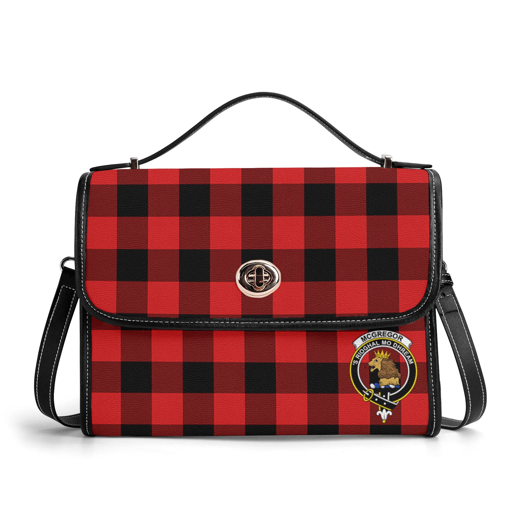McGregor Rob Roy Modern Tartan Crest Satchel Bag