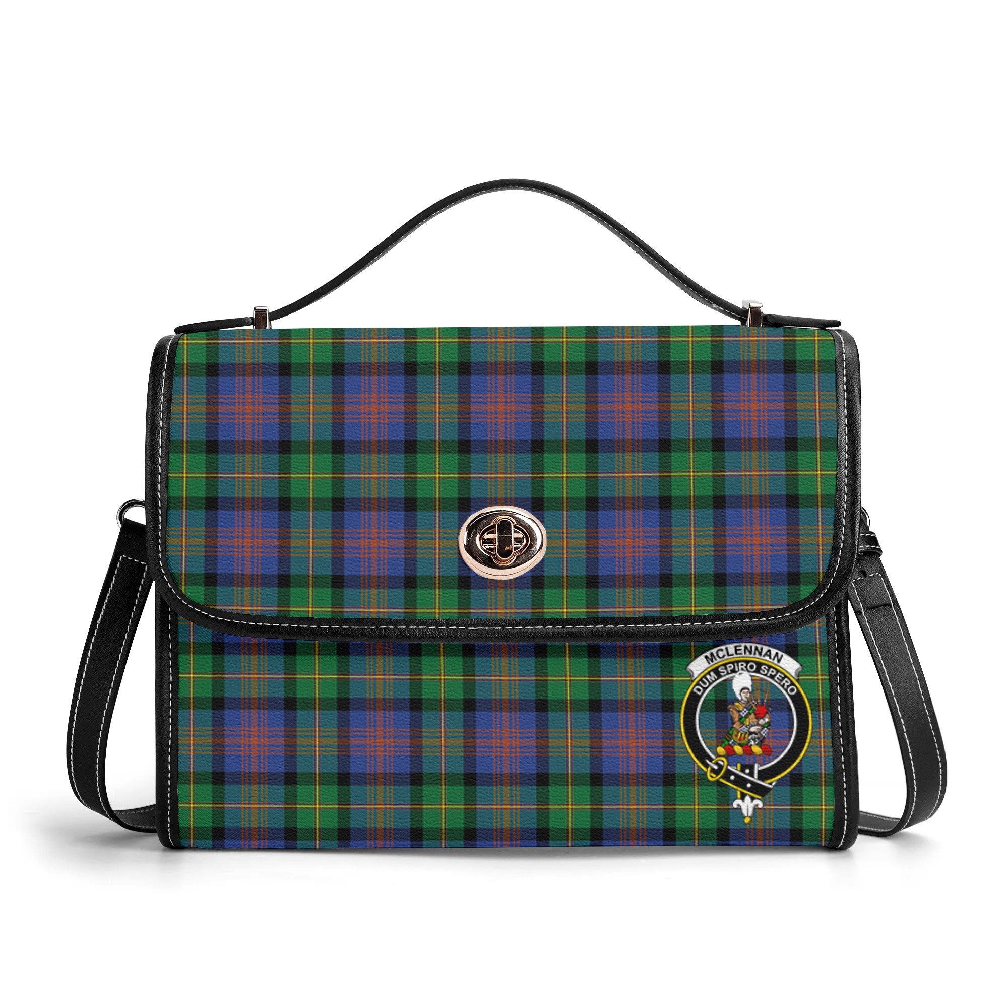McLennan Ancient Tartan Crest Satchel Bag