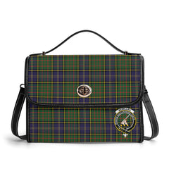 McMillan Hunting Modern Tartan Crest Satchel Bag