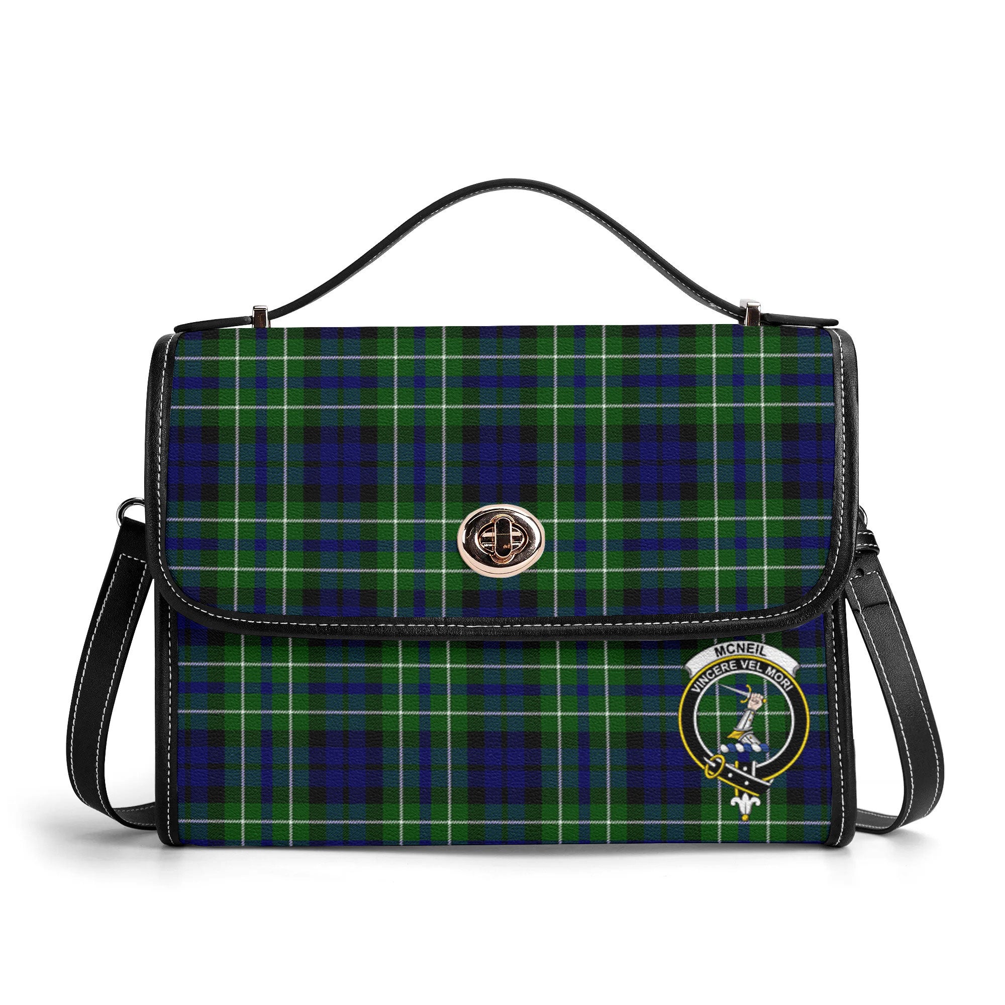 McNeil of Colonsay Modern Tartan Crest Satchel Bag