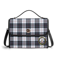 McRae Dress Modern Tartan Crest Satchel Bag