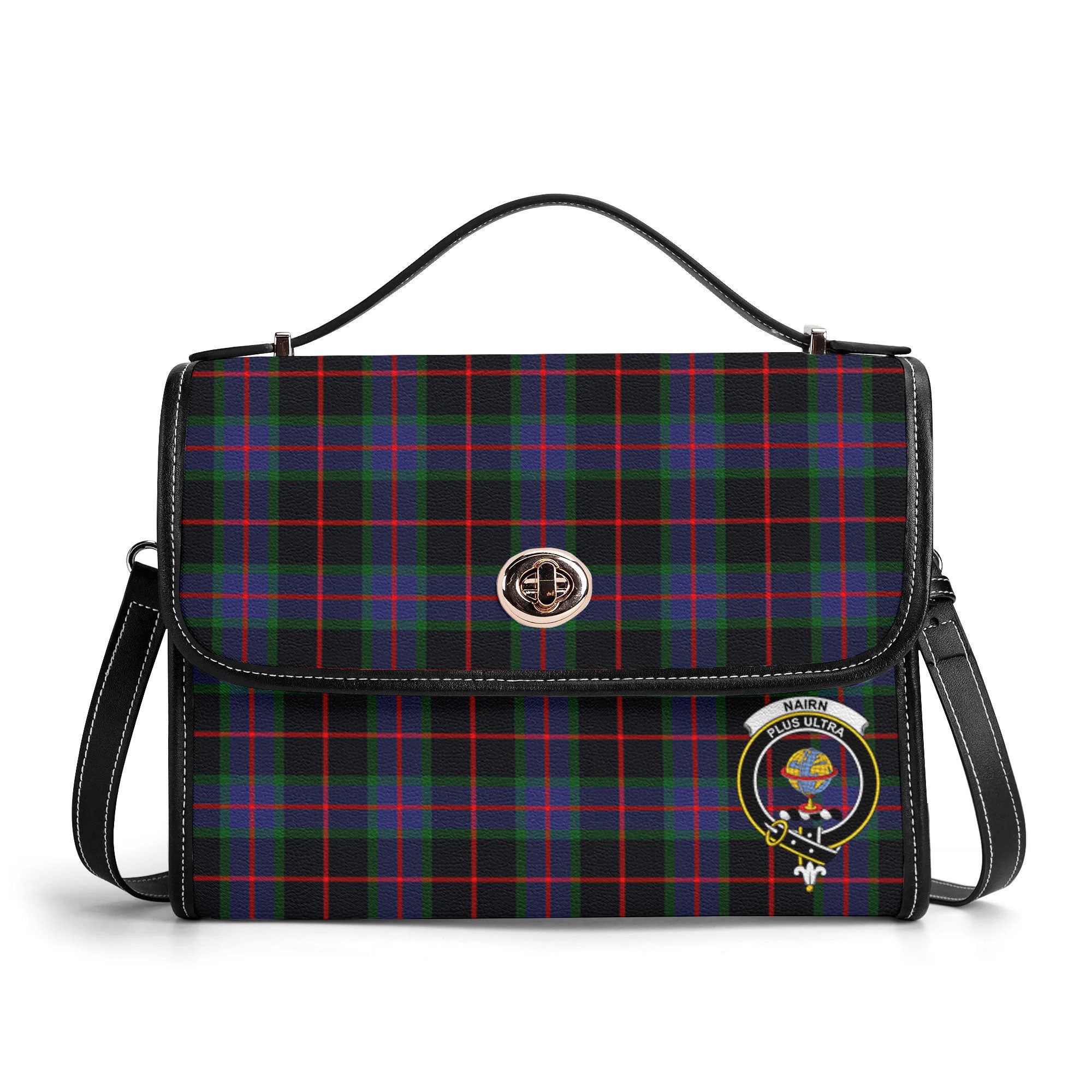 Nairn Tartan Crest Satchel Bag