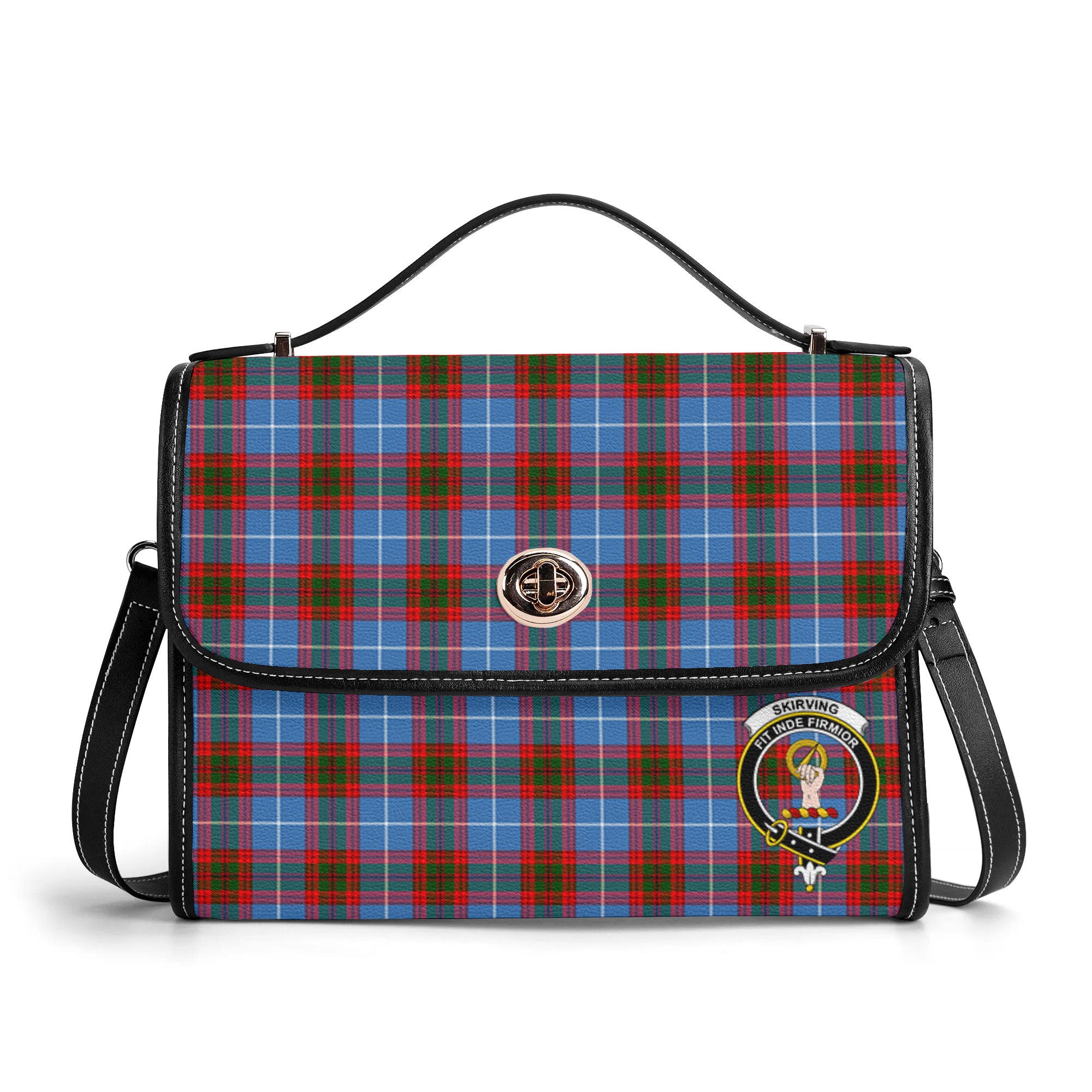 Skirving Tartan Crest Satchel Bag
