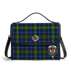 Smith Modern Tartan Crest Satchel Bag