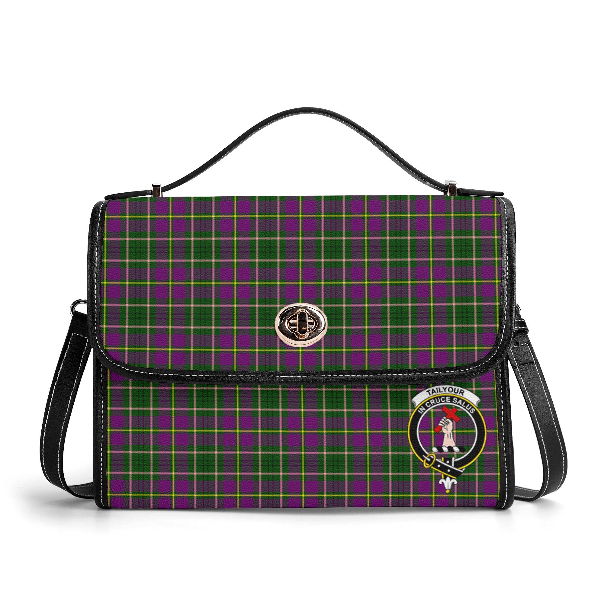 Tailyour (or Taylor) Tartan Crest Satchel Bag
