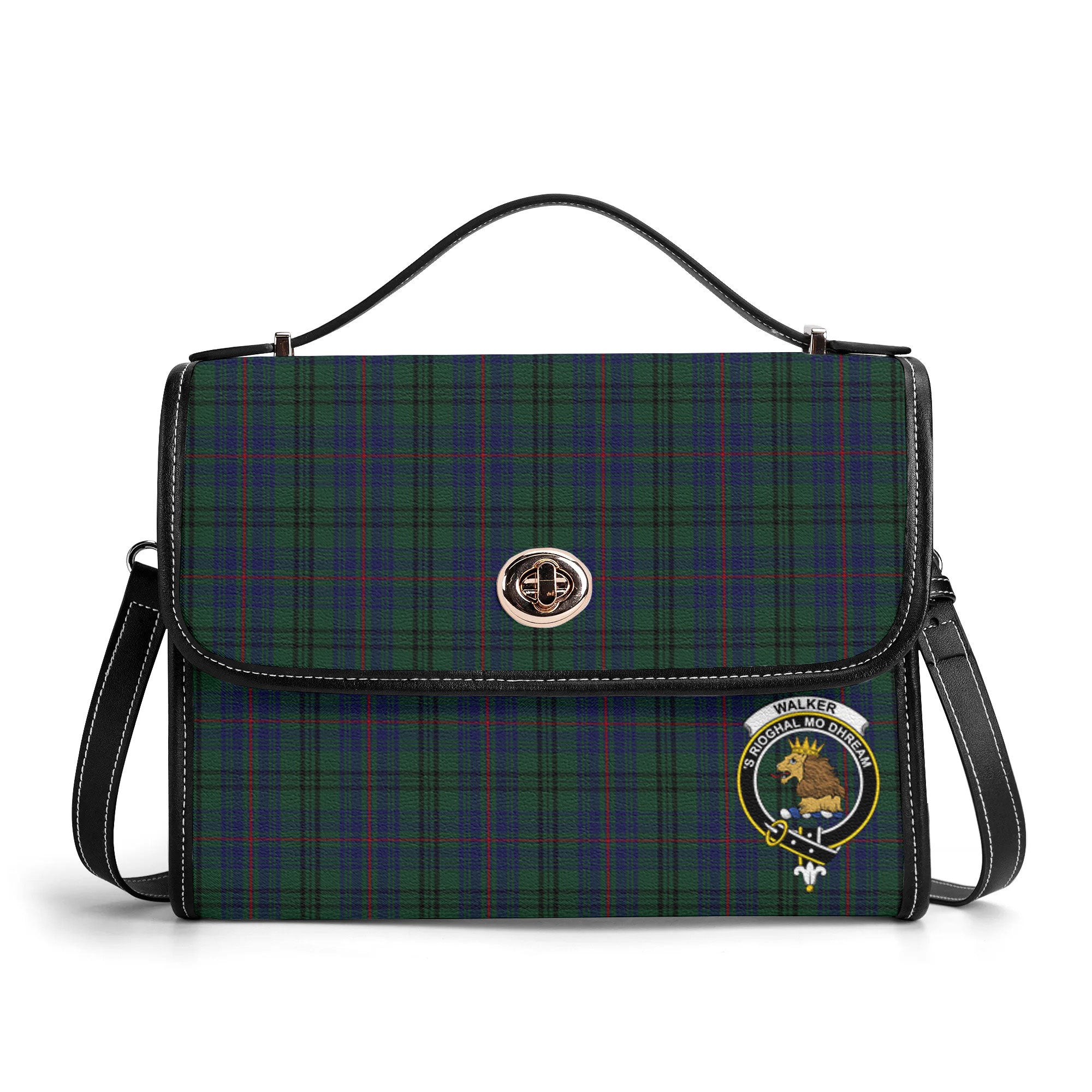 Walker Hunting Tartan Crest Satchel Bag