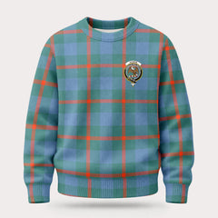 Agnew Ancient Tartan Crest Sweater
