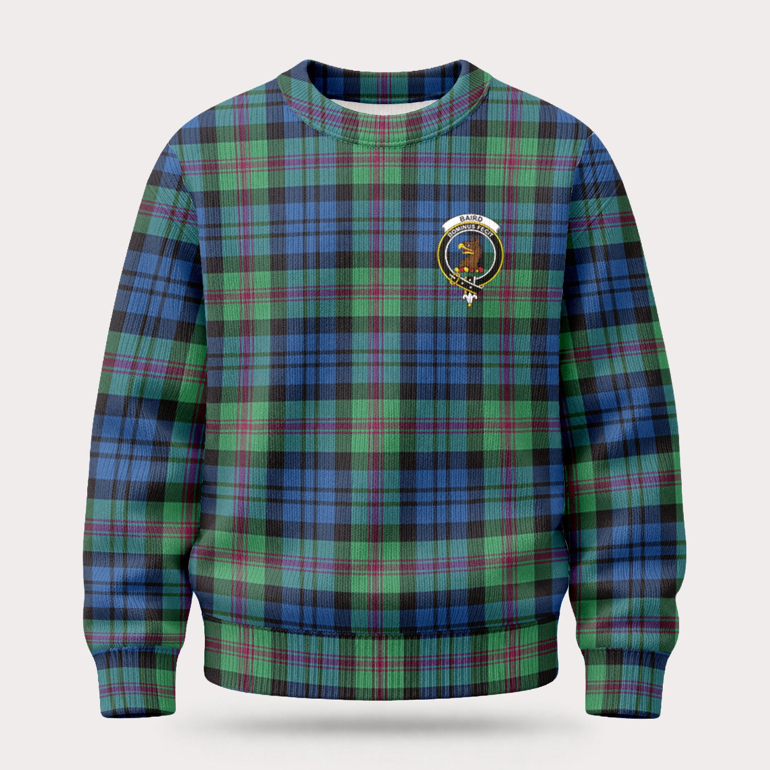Baird Ancient Tartan Crest Sweater