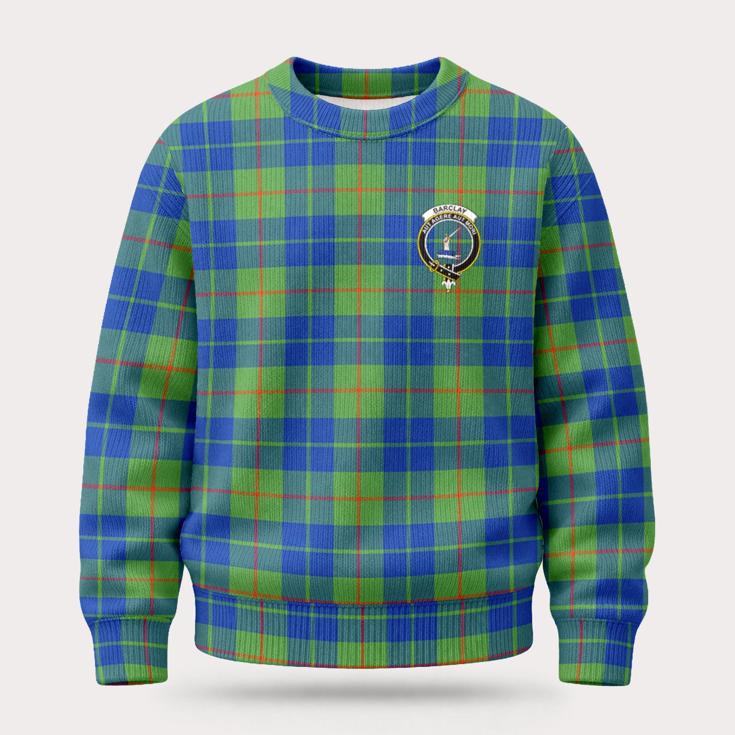 Barclay Hunting Ancient Tartan Crest Sweater