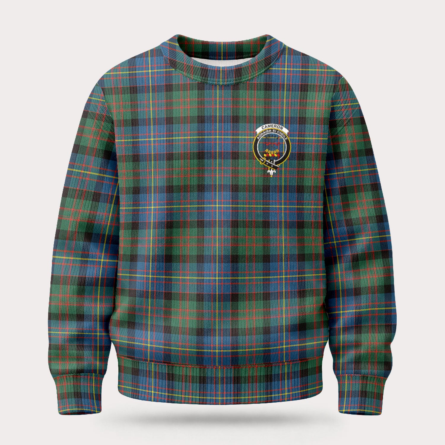 Cameron of Erracht Ancient Tartan Crest Sweater