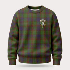Cunningham Hunting Modern Tartan Crest Sweater